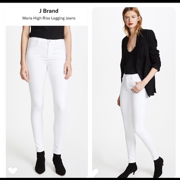 J Brand Denim - J. Brand Maria Blanc high waisted skinny jean